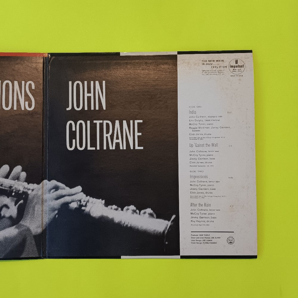 John Coltrane - Impressions OG MONO VAN GELDER - 1963 - A-42 - Used - VG++ - Vinyl
