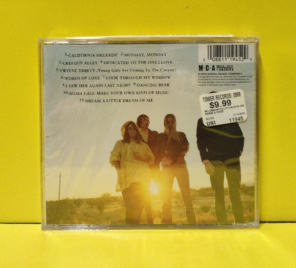 The Mamas & The Papas - The Best Of The Mamas & The Papas - 1999 - MCAD-11945 - New - Sealed - CDs