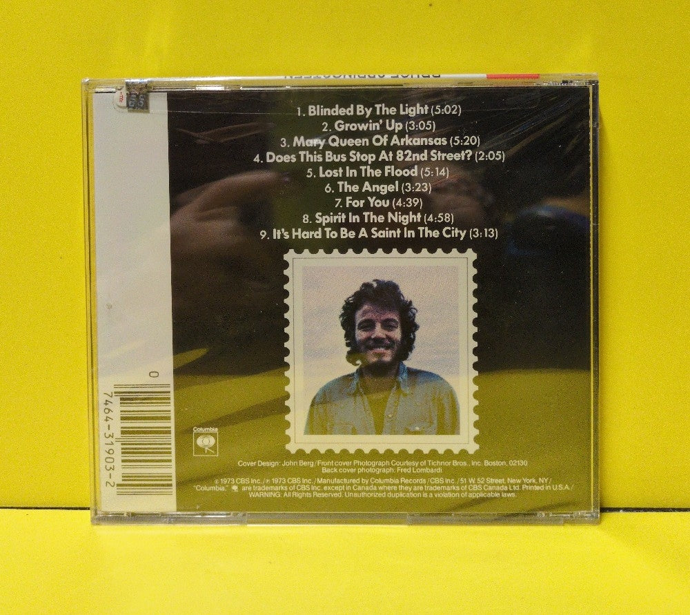 Bruce Springsteen - Greetings From Asbury Park, N.J. - CK 31903 - New - Sealed - CDs - Reissue - Large Photo Back Cover