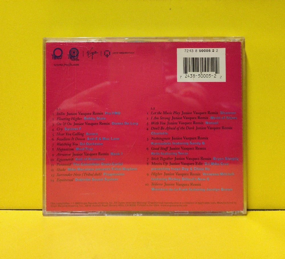 Junior Vasquez - Twilo Volume 1 - 2000 - 7243 8 50005 2 2 - Used - EX - CDs - 2xCD