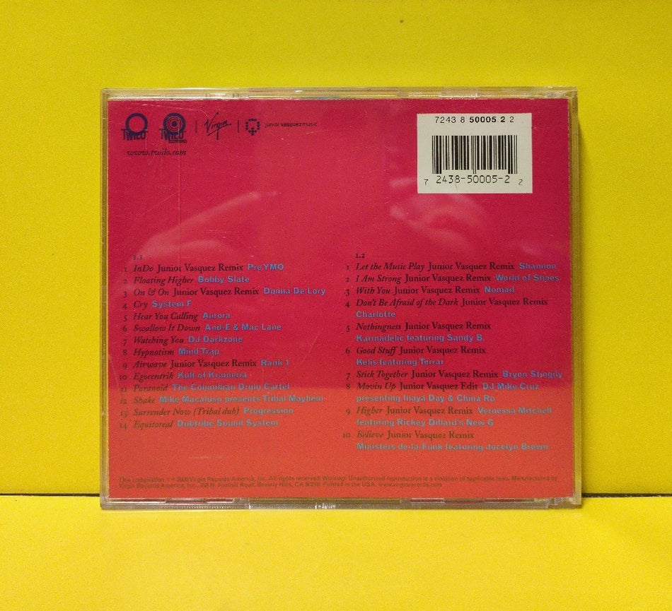 Junior Vasquez - Twilo Volume 1 - 2000 - 7243 8 50005 2 2 - Used - EX - CDs - 2xCD