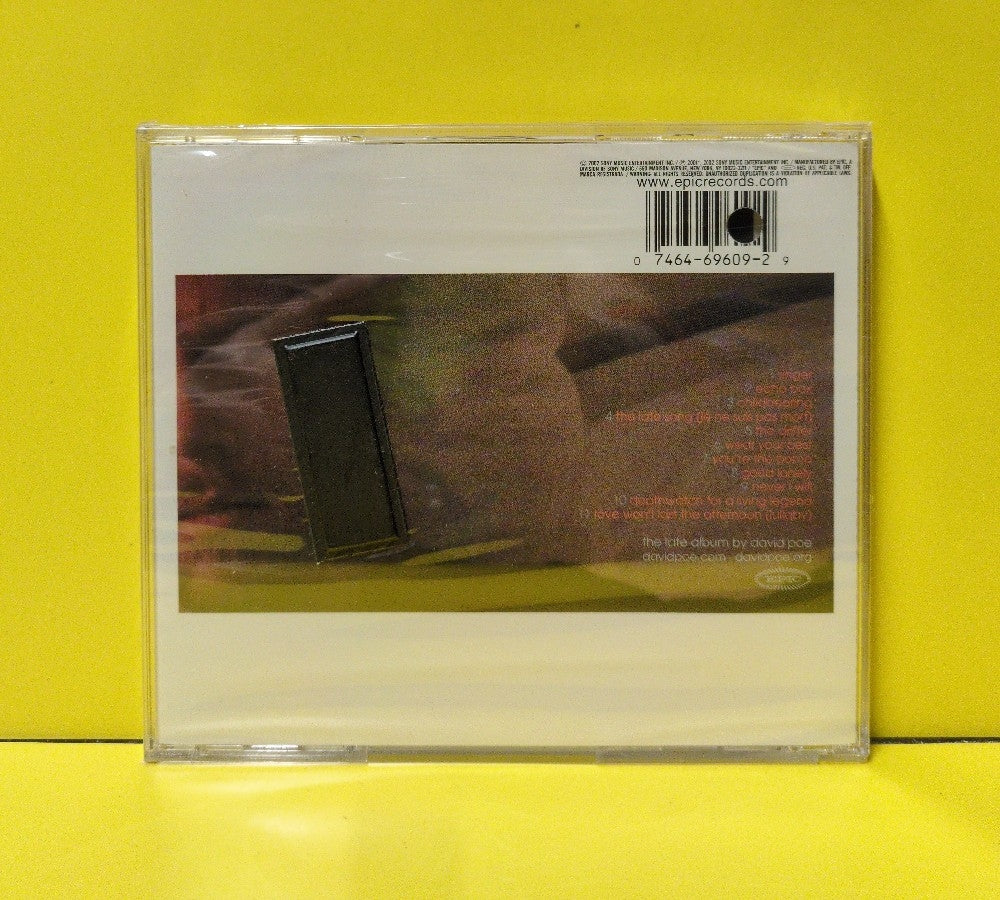 David Poe - The Late Album - 2002 - EK 69609 - New - Sealed - CDs