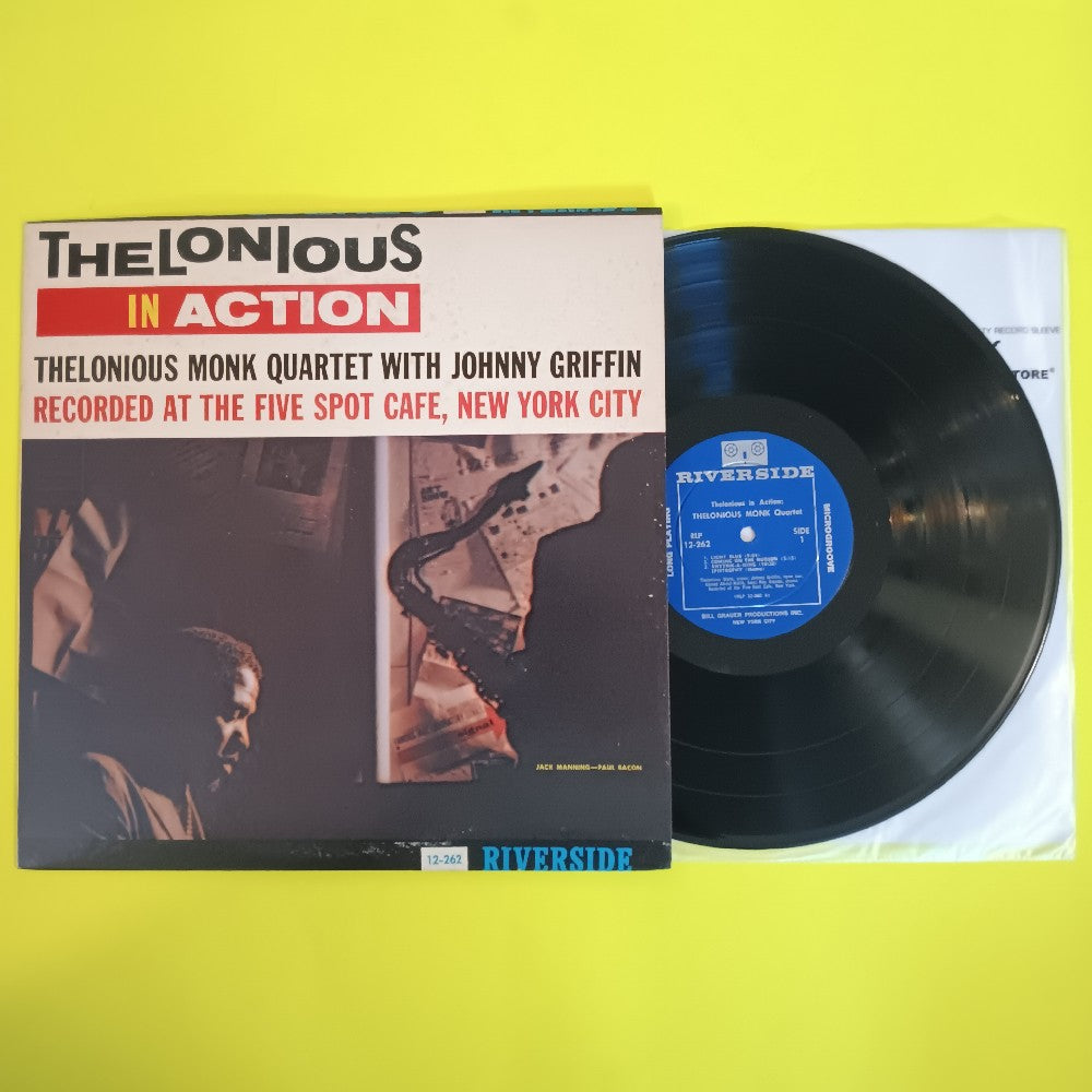 Thelonious Monk Johnny Griffin - Thelonious In Action MONO MISPRINT - 1963 - RLP 12-262 - Used - VG++ - Vinyl