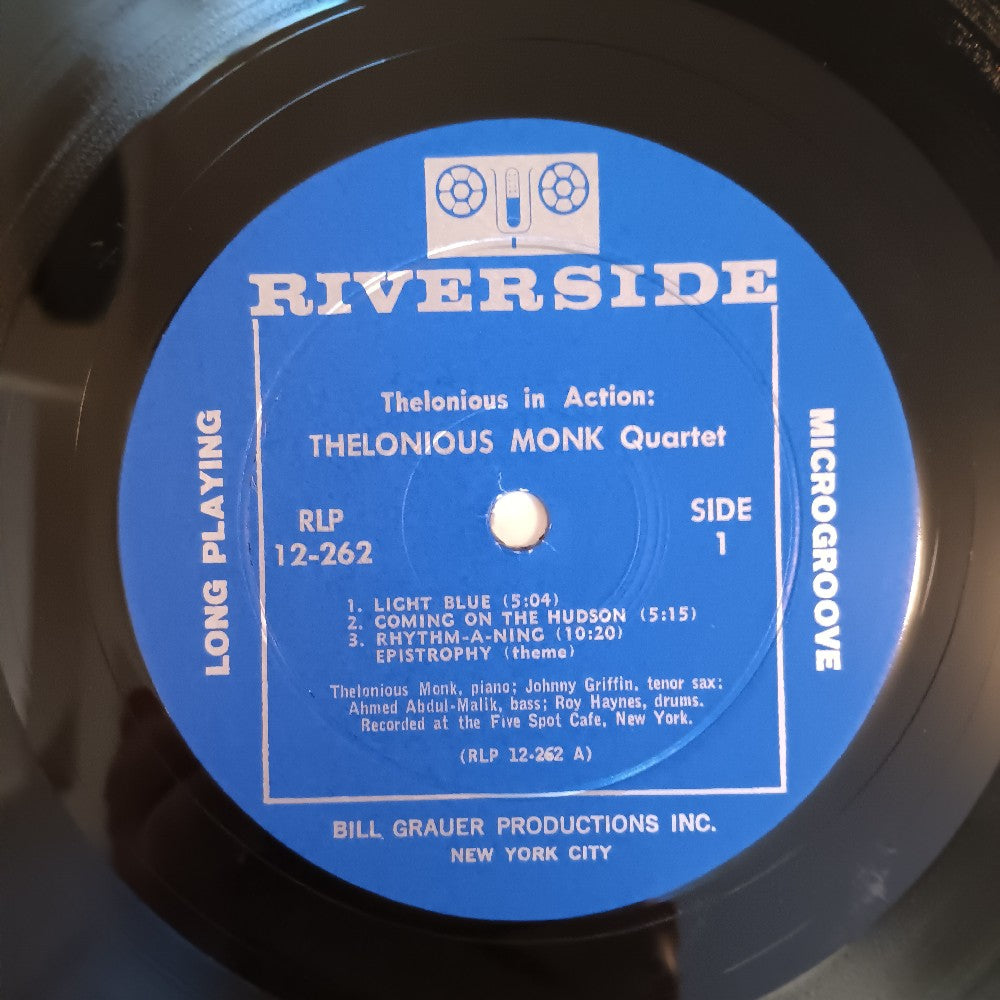 Thelonious Monk Johnny Griffin - Thelonious In Action MONO MISPRINT - 1963 - RLP 12-262 - Used - VG++ - Vinyl