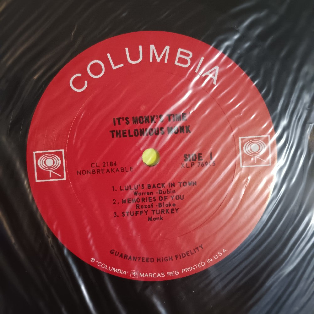 Thelonious Monk - It's Monk's Time OG 2 EYE MONO - 1964 - CL 2184 - New - Sealed - Vinyl