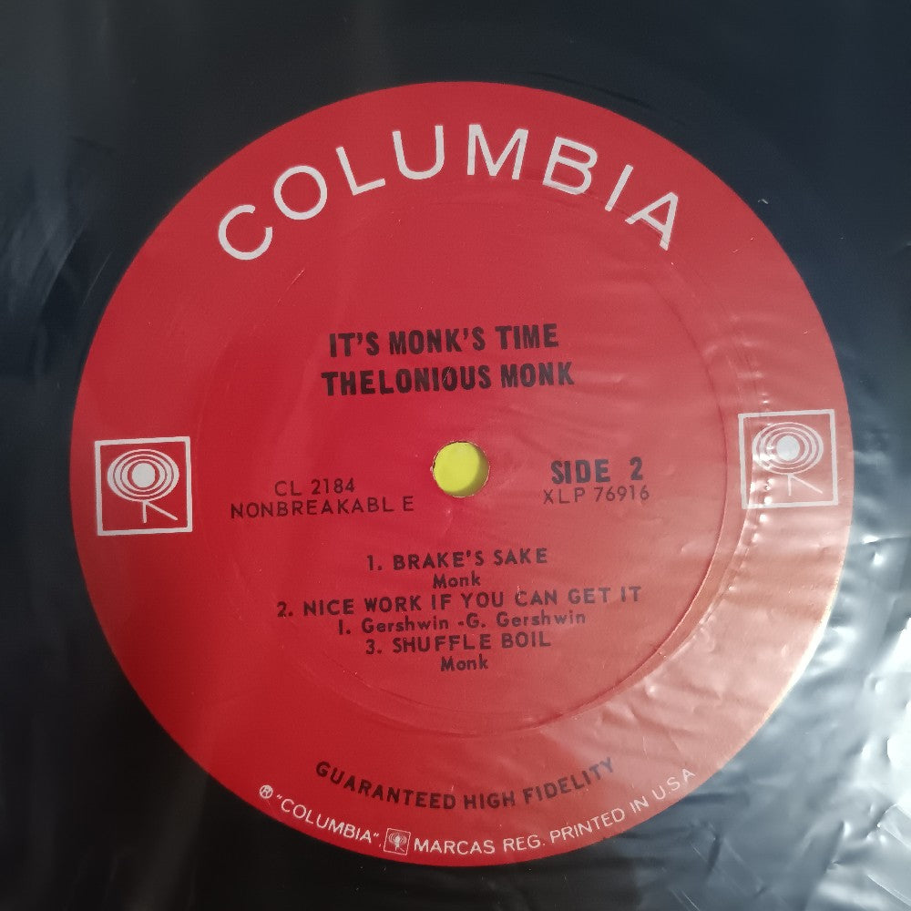 Thelonious Monk - It's Monk's Time OG 2 EYE MONO - 1964 - CL 2184 - New - Sealed - Vinyl