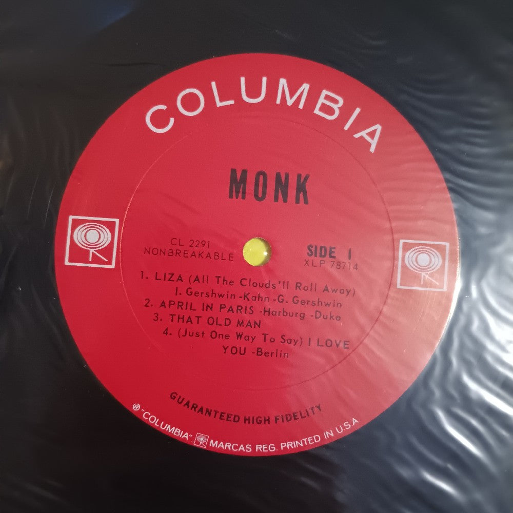 Thelonious Monk - Monk. OG 2 EYE MONO - 1965 - CL 2291 - New - Sealed - Vinyl