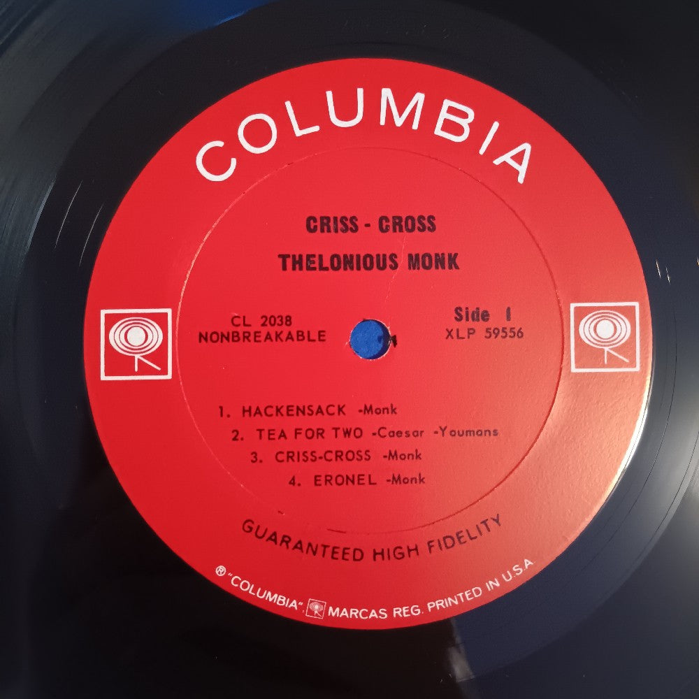 Thelonious Monk - Criss-Cross OG 2 EYE MONO - 1963 - CL 2038 - Used - EX - Vinyl