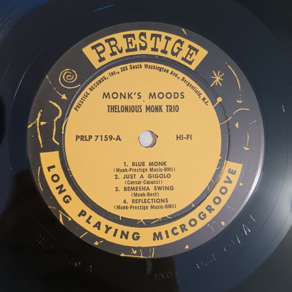 Thelonious Monk - Monk's Moods MONO DG RVG  - 1959 - PRLP 7159 - Used - VG++ - Vinyl