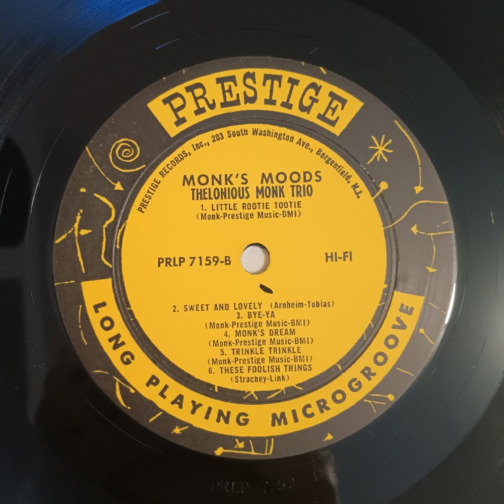 Thelonious Monk - Monk's Moods MONO DG RVG  - 1959 - PRLP 7159 - Used - VG++ - Vinyl