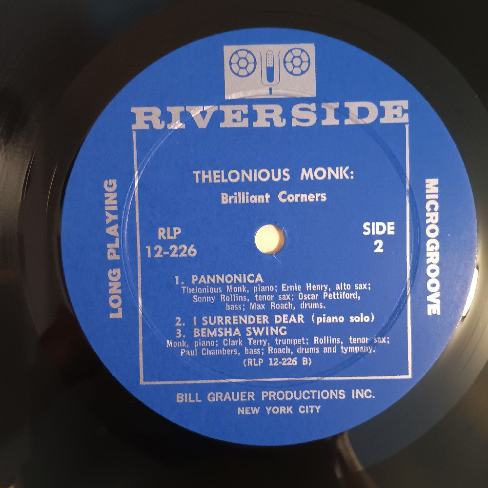 Thelonious Monk W. Rollins Henry & Terry - Billiant Colors DG MONO - 1963 - RLP 12-226 - Used - VG++ - Vinyl
