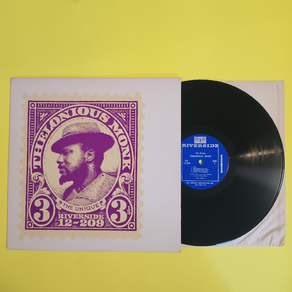 Thelonious Monk - The Unique Thelonious Monk DG MONO - 1961 - RLP 12-209 - Used - VG++ - Vinyl