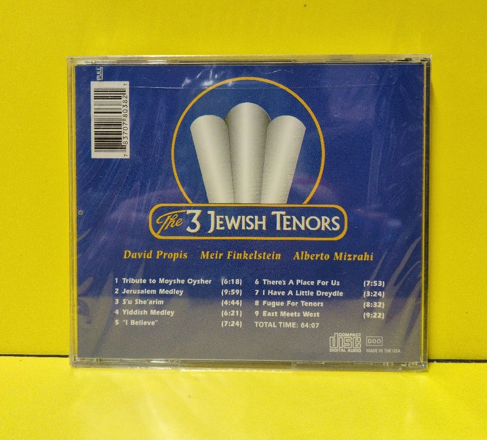David Propis, Meir Finkelstein, Alberto Mizrahi - The 3 Jewish Tenors Live - New - Sealed - CDs