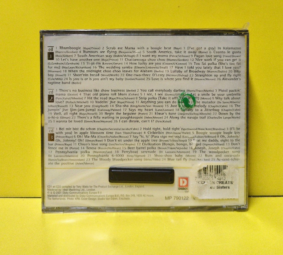 The Andrews Sisters - Golden Greats - 2001 - MP 790122 - New - Sealed - CDs - 3xCD - Netherlands Import