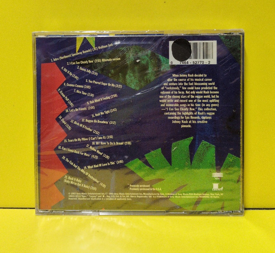 Johnny Nash - The Reggae Collection - 1993 - EK 52770 - New - Sealed - CDs