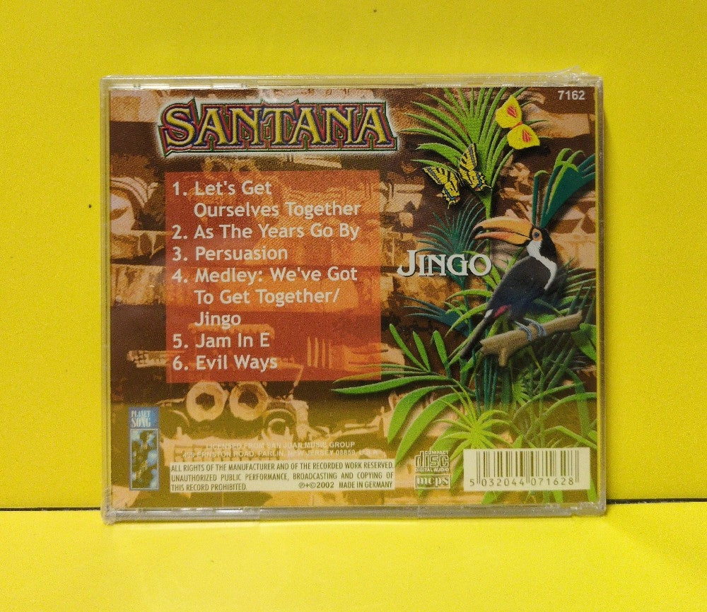 Santana - Jingo - 2002 - 7162 - New - Sealed - CDs - Germany Import
