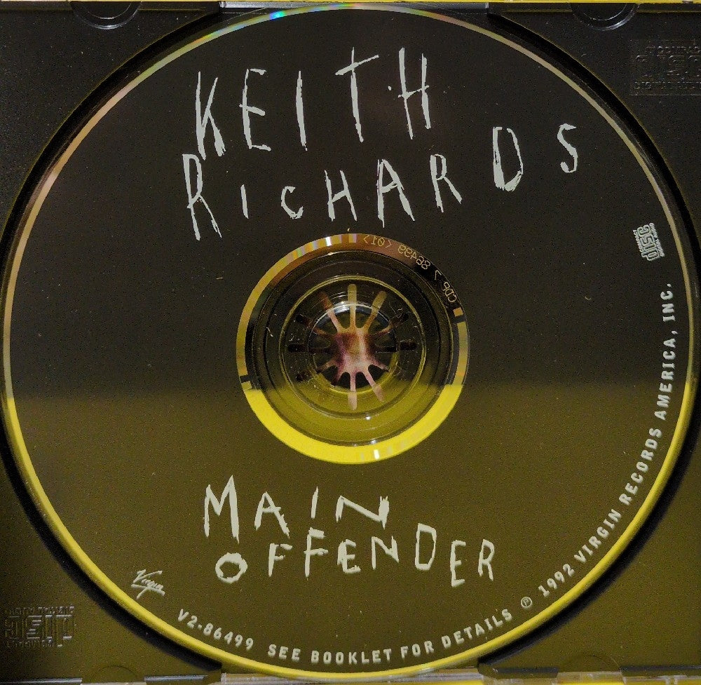 Keith Richards - Main Offender - 1992 - 0777 7 86499 2 2 - Used - EX - CDs