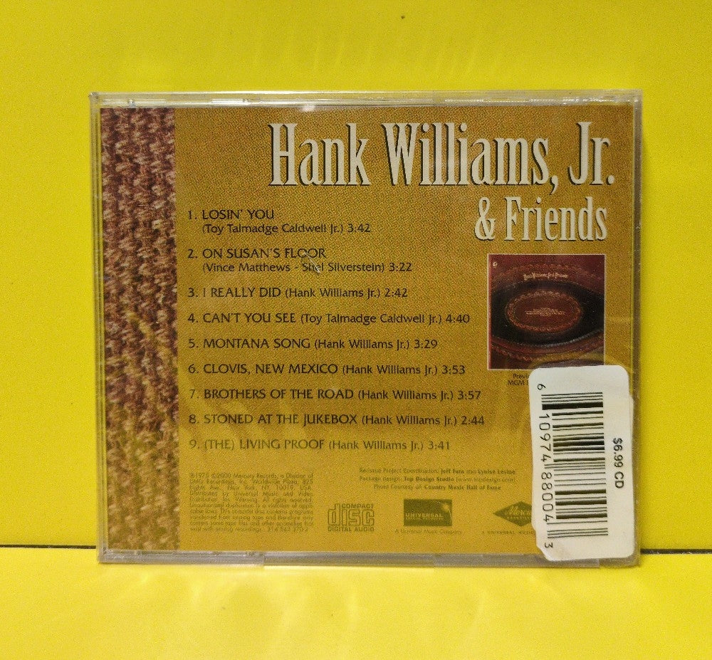 Hank Williams Jr. - Hank Williams, Jr. And Friends - 314 543 370-2 - New - Sealed - CDs - Reissue