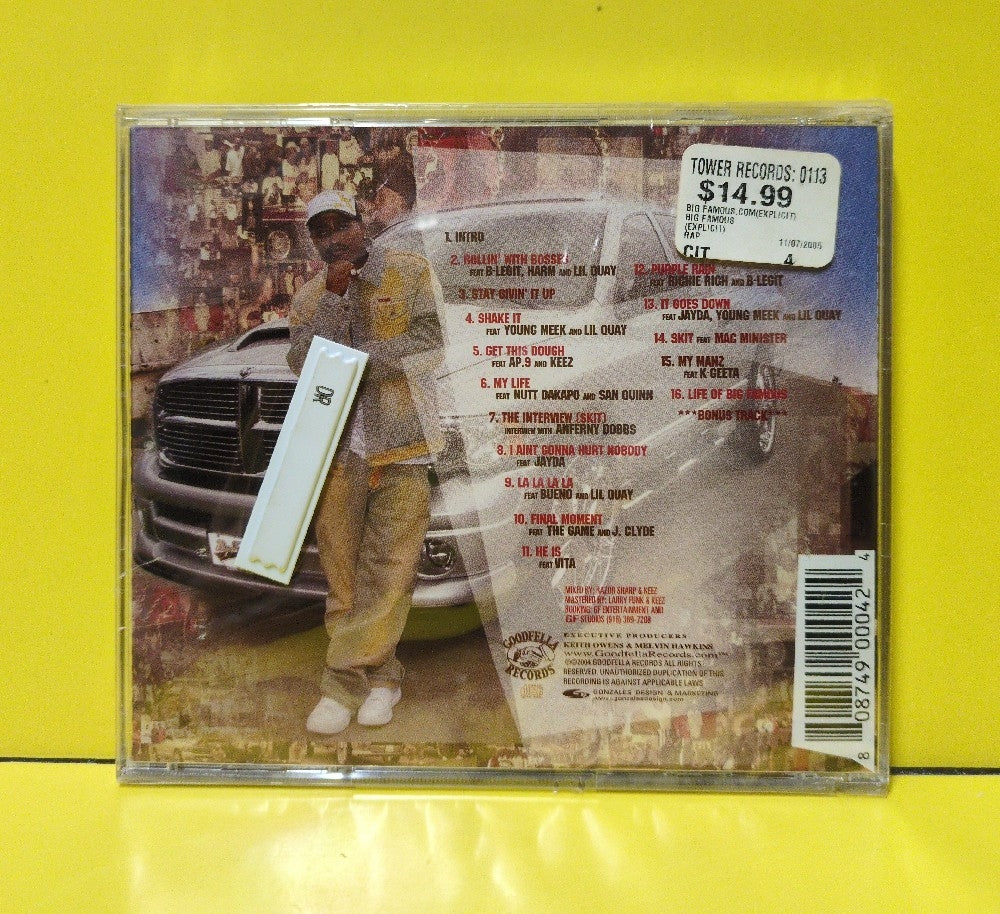 Big Famous - bigfamous.com - 2004 - GFR4 - New - Sealed - CDs
