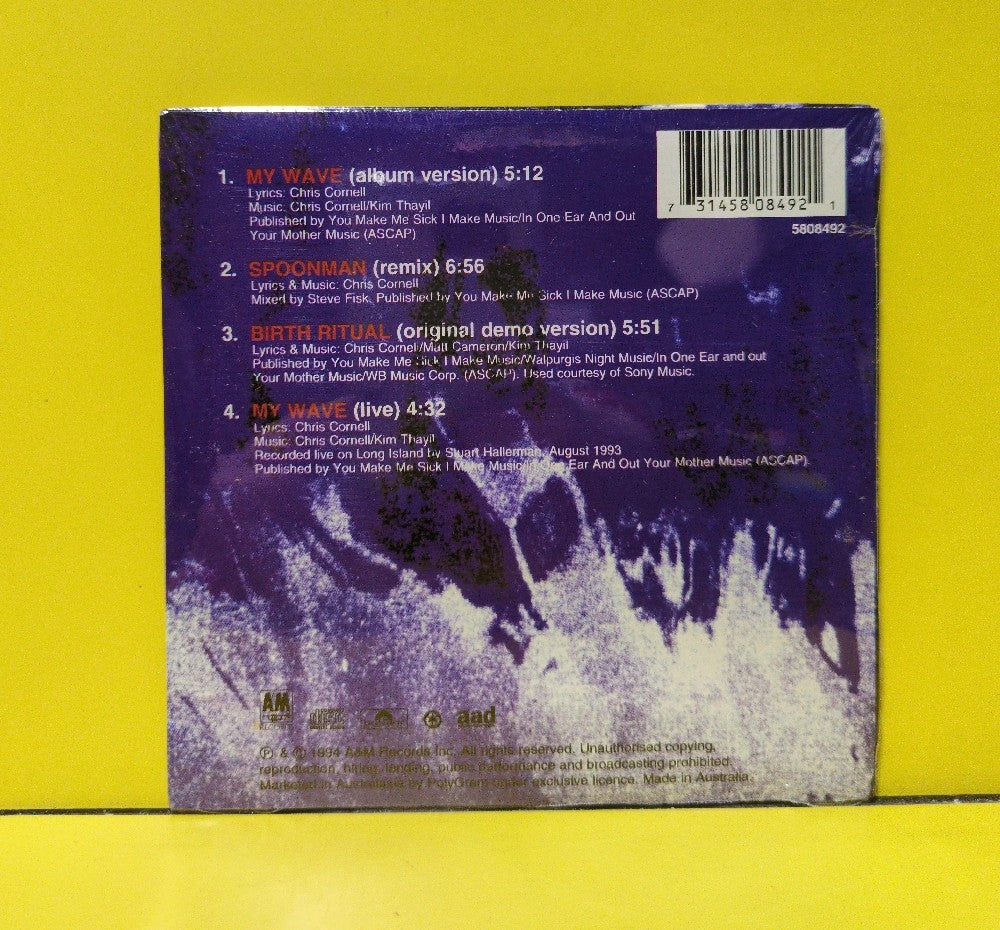 Soundgarden - My Wave - 1994 - 5808492 - New - Sealed - CDs - CD Single - Card Sleeve - Australian Import