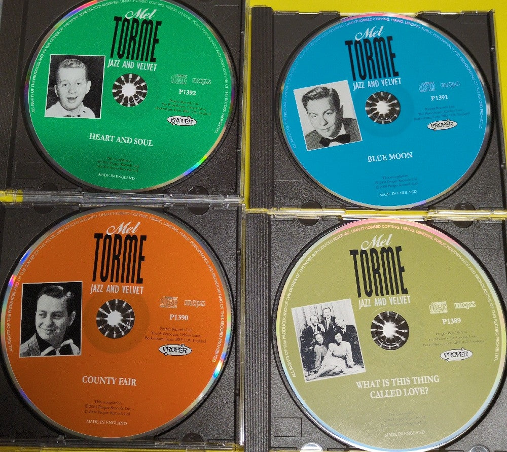 Mel Tormé - Jazz And Velvet - 2004 - PROPERBOX 73 - Used - EX - CDs - 4xCD Box Set - UK Import
