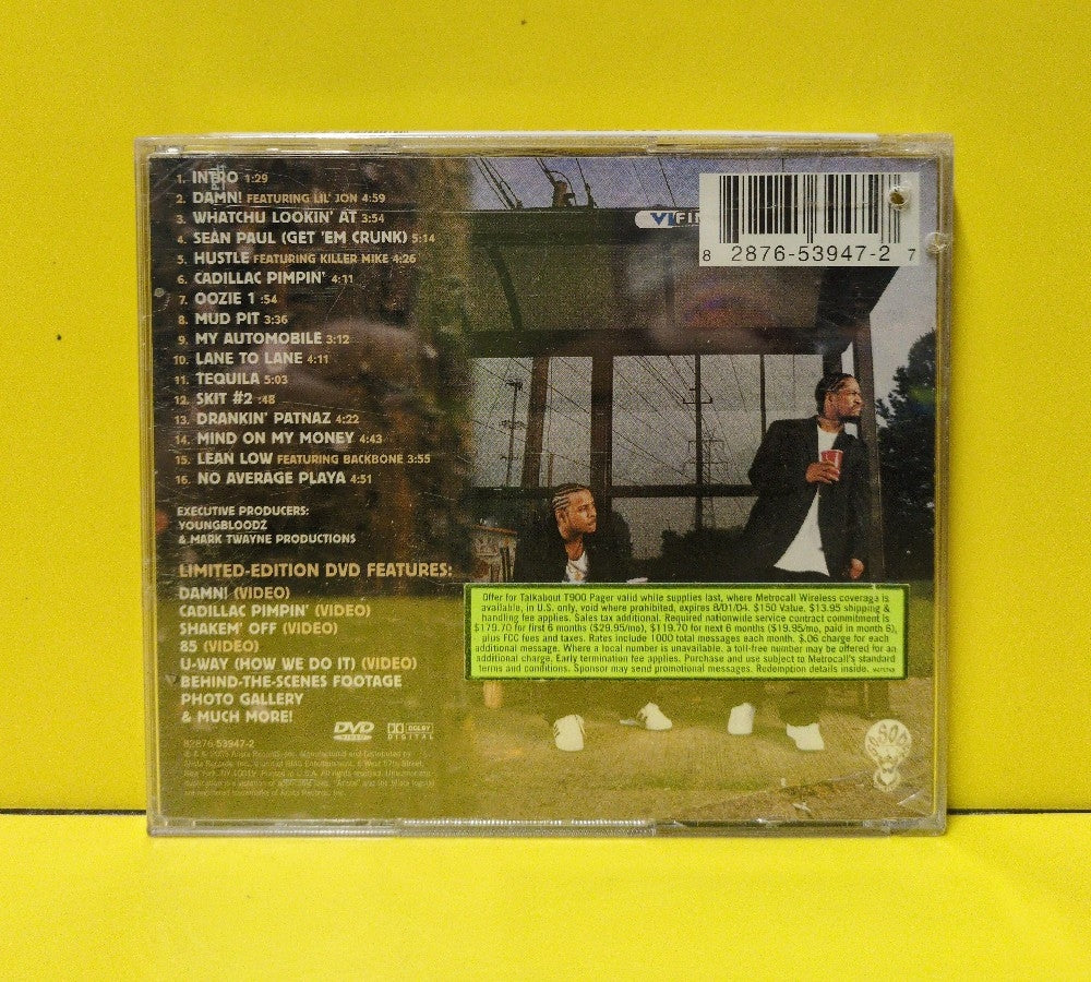 YoungBloodZ - Drankin' Patnaz - 2003 - 82876-53947-2 - New - Sealed - CDs - CD/DVD Set - Edited Version - Limited Edition