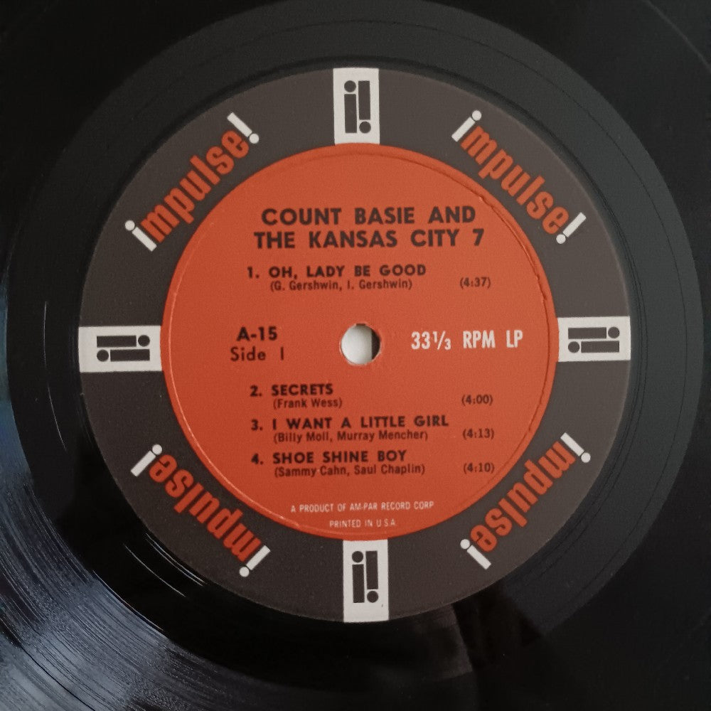 Count Basie - And The Kansas City 7 OG MONO AMPAR - 1962 - A-15 - Used - EX - Vinyl