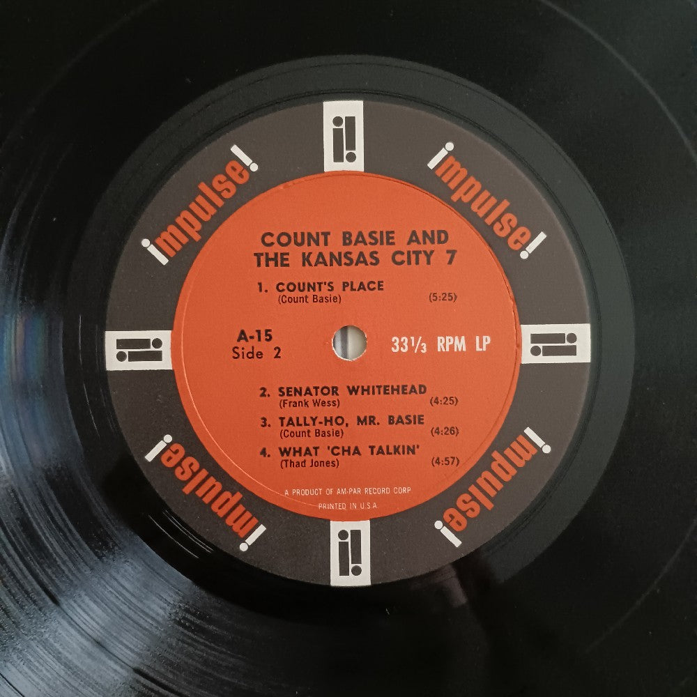 Count Basie - And The Kansas City 7 OG MONO AMPAR - 1962 - A-15 - Used - EX - Vinyl
