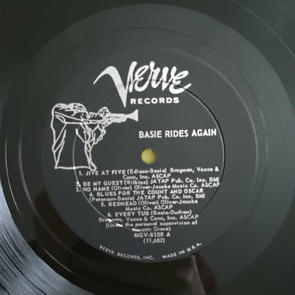 Count Basie - Basie Rides Again MONO RARE LABEL - 1957 - MG V-8108 - Used - EX - Vinyl