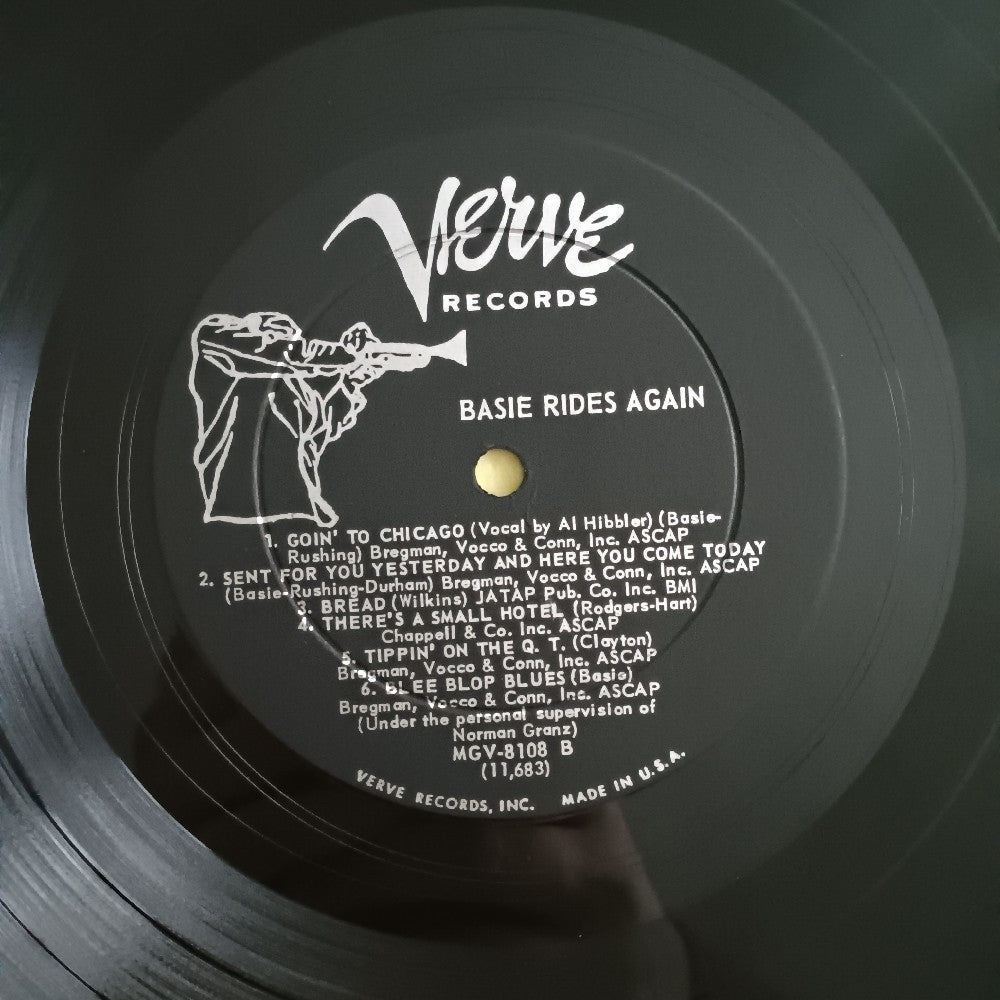 Count Basie - Basie Rides Again MONO RARE LABEL - 1957 - MG V-8108 - Used - EX - Vinyl