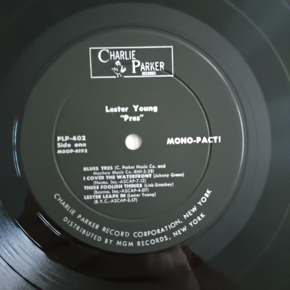 Lester Young - Pres OG MONO - 1961 - PLP 402 - Used - VG++ - Vinyl
