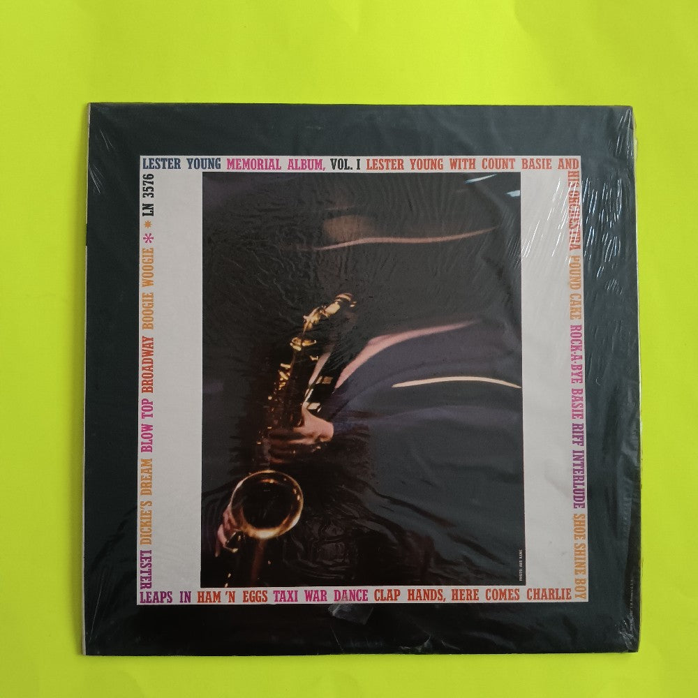 Lester Young & Count Basie - Memorial Album Vol. 1 RARE LABEL - 1959 - LN 3576 - Used - VG++ - Vinyl
