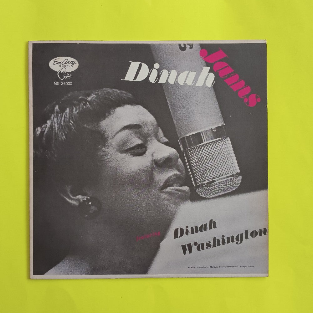 Dinah Washington - Dinah Jams RARE VARIANT - 1958 - MG 36000 - Used - VG++ - Vinyl