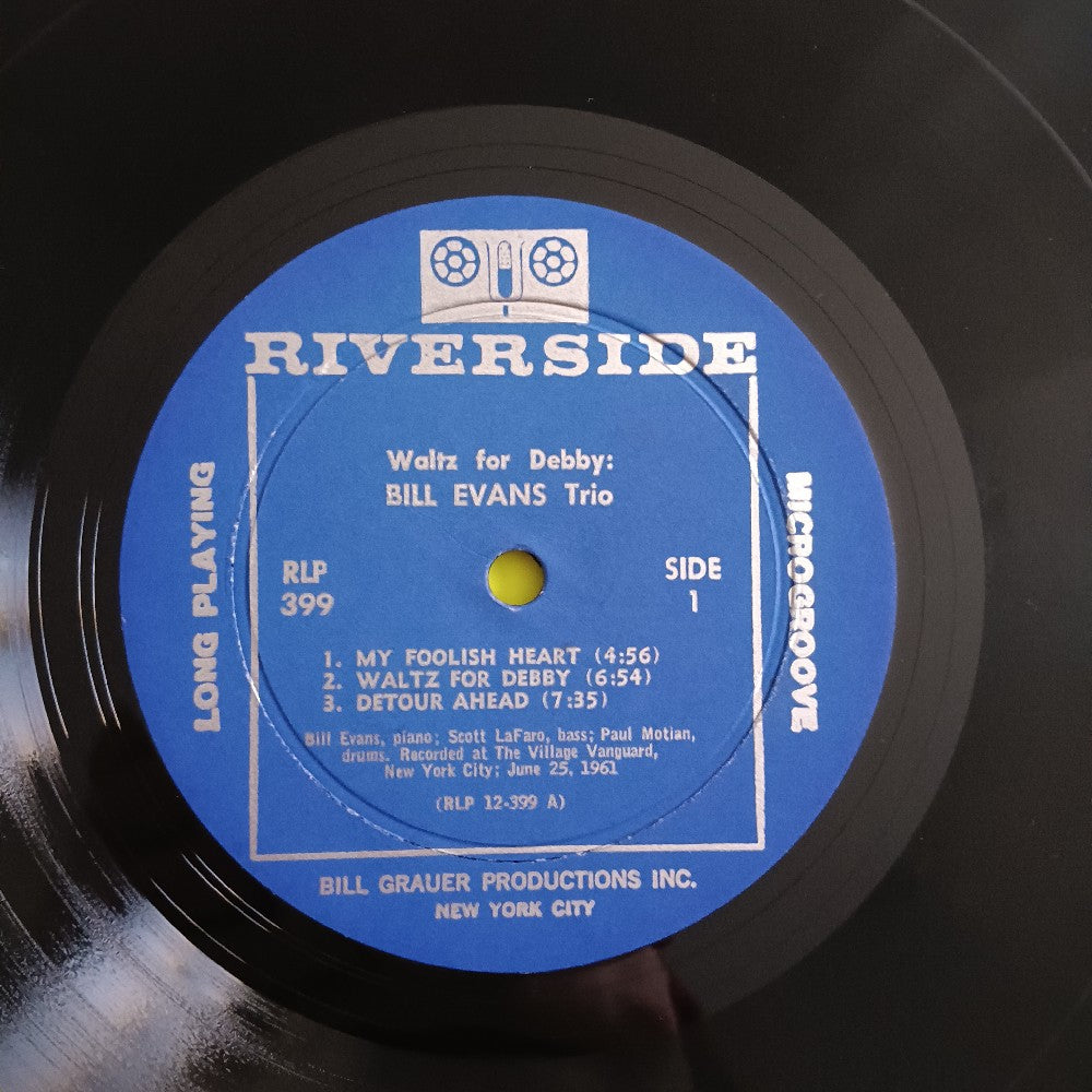 Bill Evans Trio - Waltz For Debby OG DG MONO - 1962 - RLP 399 - Used - VG++ - Vinyl