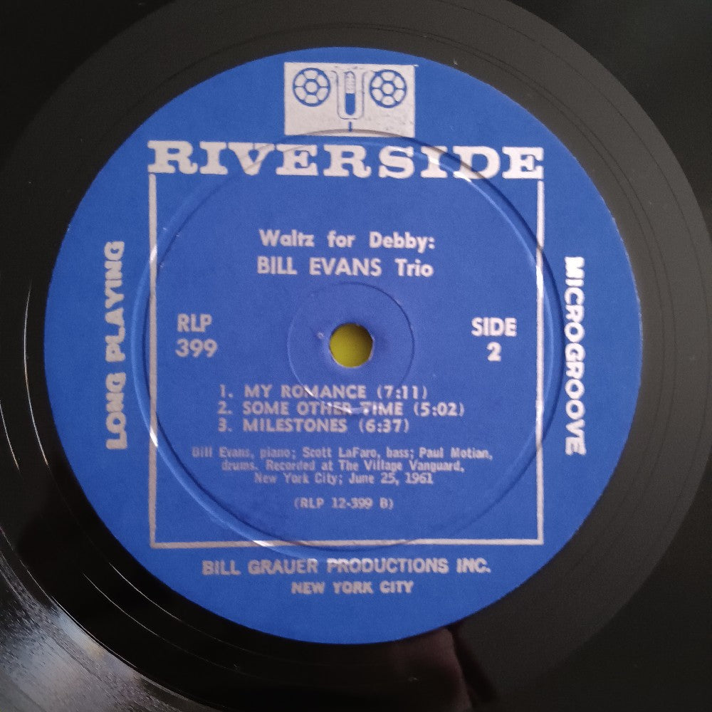 Bill Evans Trio - Waltz For Debby OG DG MONO - 1962 - RLP 399 - Used - VG++ - Vinyl