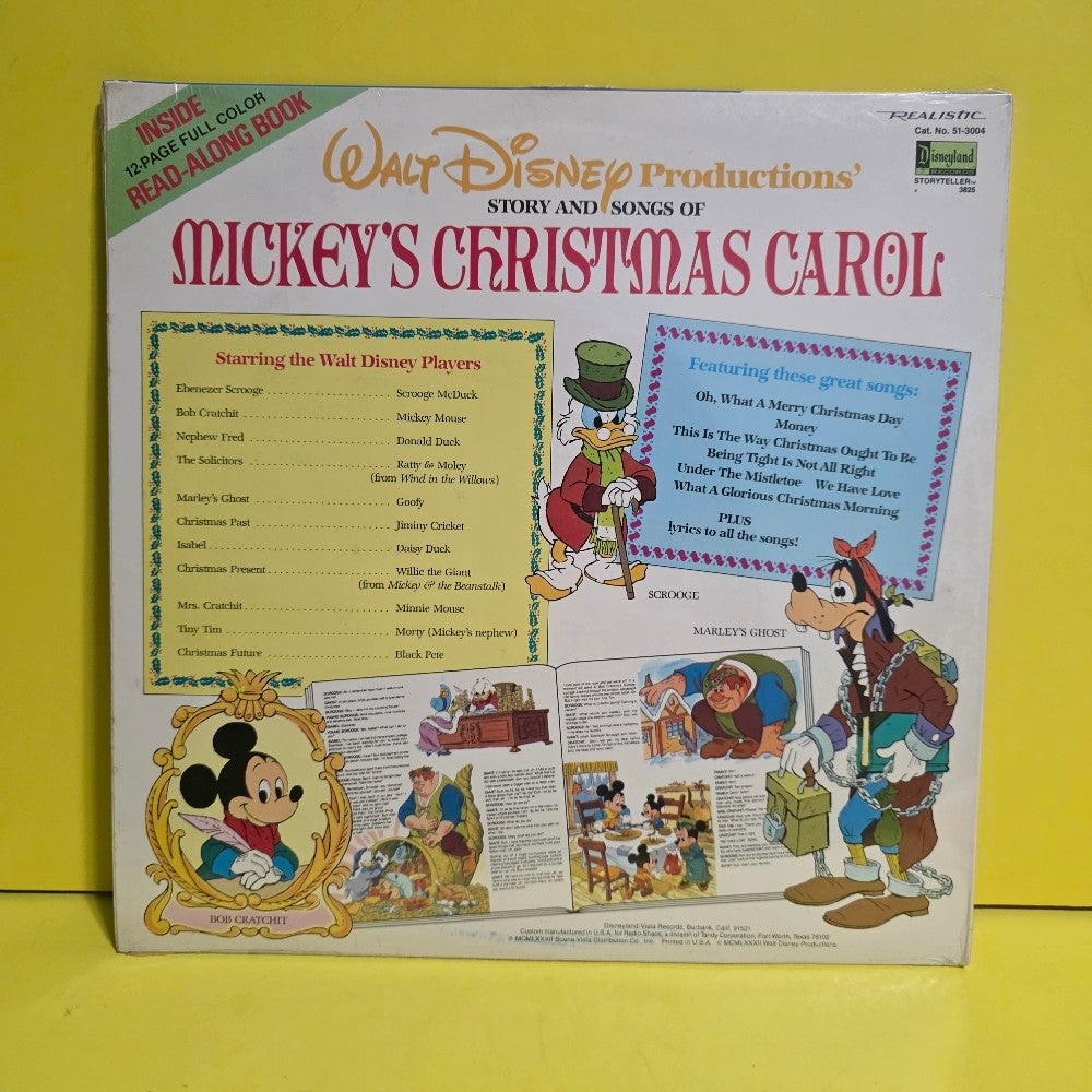 Alan Young  - Mickey's Christmas Carol - 1982 - 3825 - New - Sealed - Vinyl