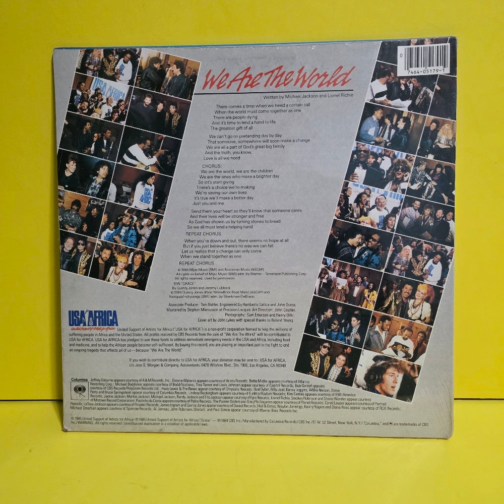 USA For Africa - We Are The World - 1985 - US2-05179 - New - Sealed - Vinyl