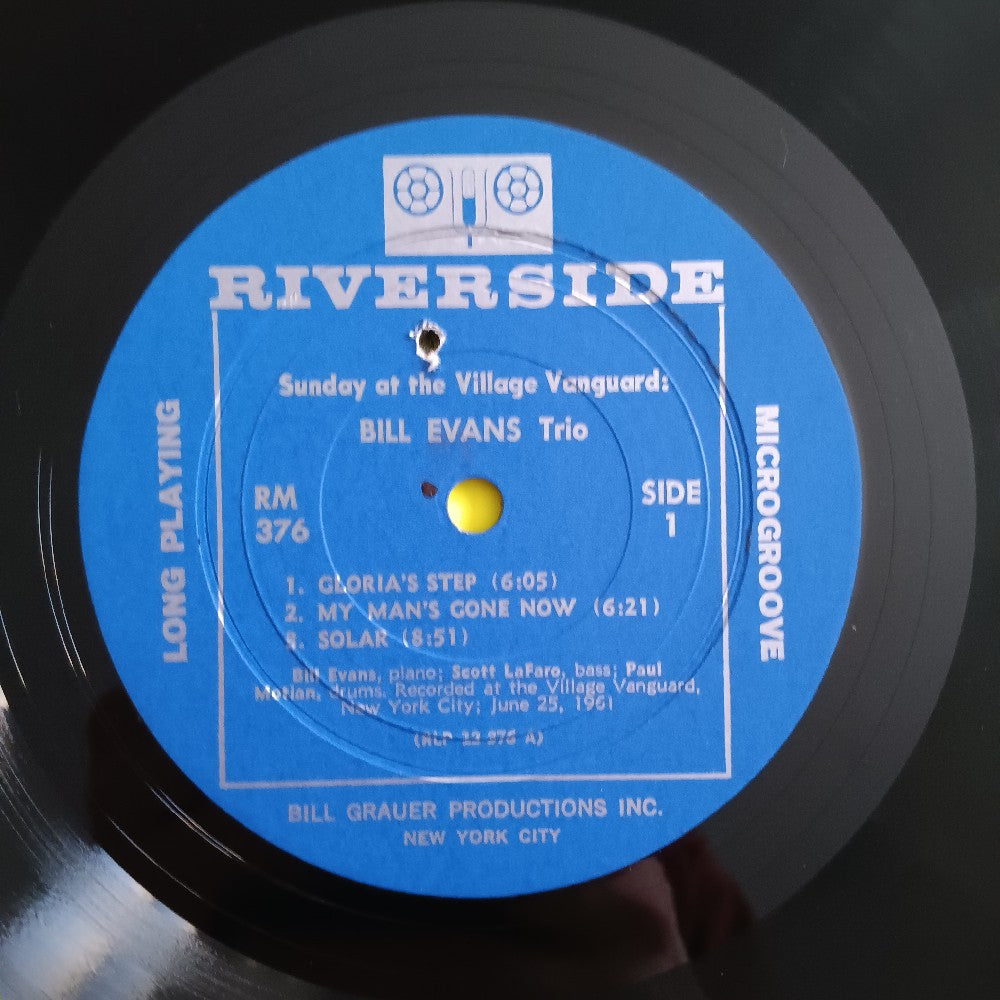 Bill Evans & Scott La Faro - Sunday At The Village Vanguard MONO - 1962 - RM 376 - Used - VG++ - Vinyl