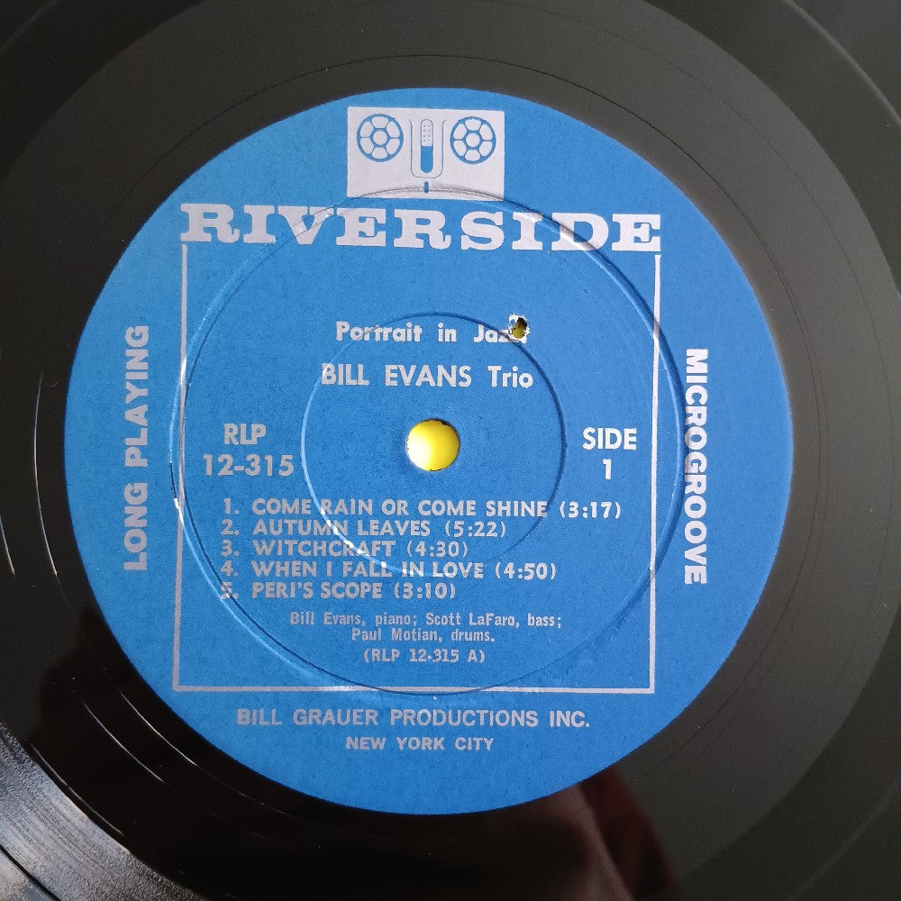 Bill Evans Trio - Portrait In Jazz RARE MONO - 1962 - RLP 12-315 - Used - VG++ - Vinyl