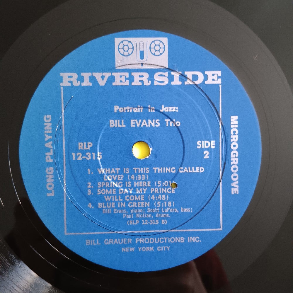 Bill Evans Trio - Portrait In Jazz RARE MONO - 1962 - RLP 12-315 - Used - VG++ - Vinyl