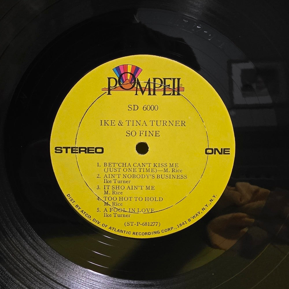 Ike & Tina Turner - So Fine - 1968 - SD-6000 - Used - EX - Vinyl