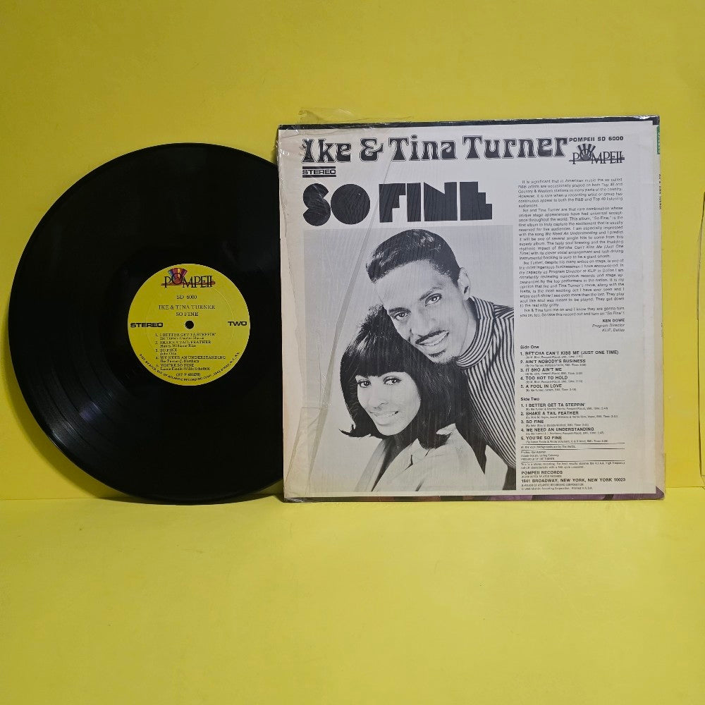 Ike & Tina Turner - So Fine - 1968 - SD-6000 - Used - EX - Vinyl