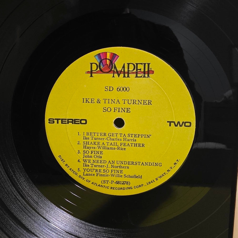 Ike & Tina Turner - So Fine - 1968 - SD-6000 - Used - EX - Vinyl