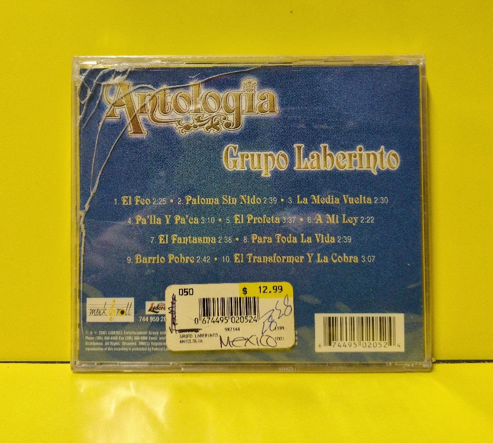 Grupo Laberinto - Antologia - 2001 - 744 950 205-2 - New - Sealed - CDs