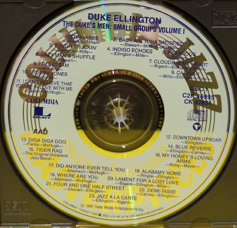Duke Ellington - The Duke's Men: Small Groups Vol. 1 - 1991 - C2K 46995 - Used - EX - CDs - 2xCD