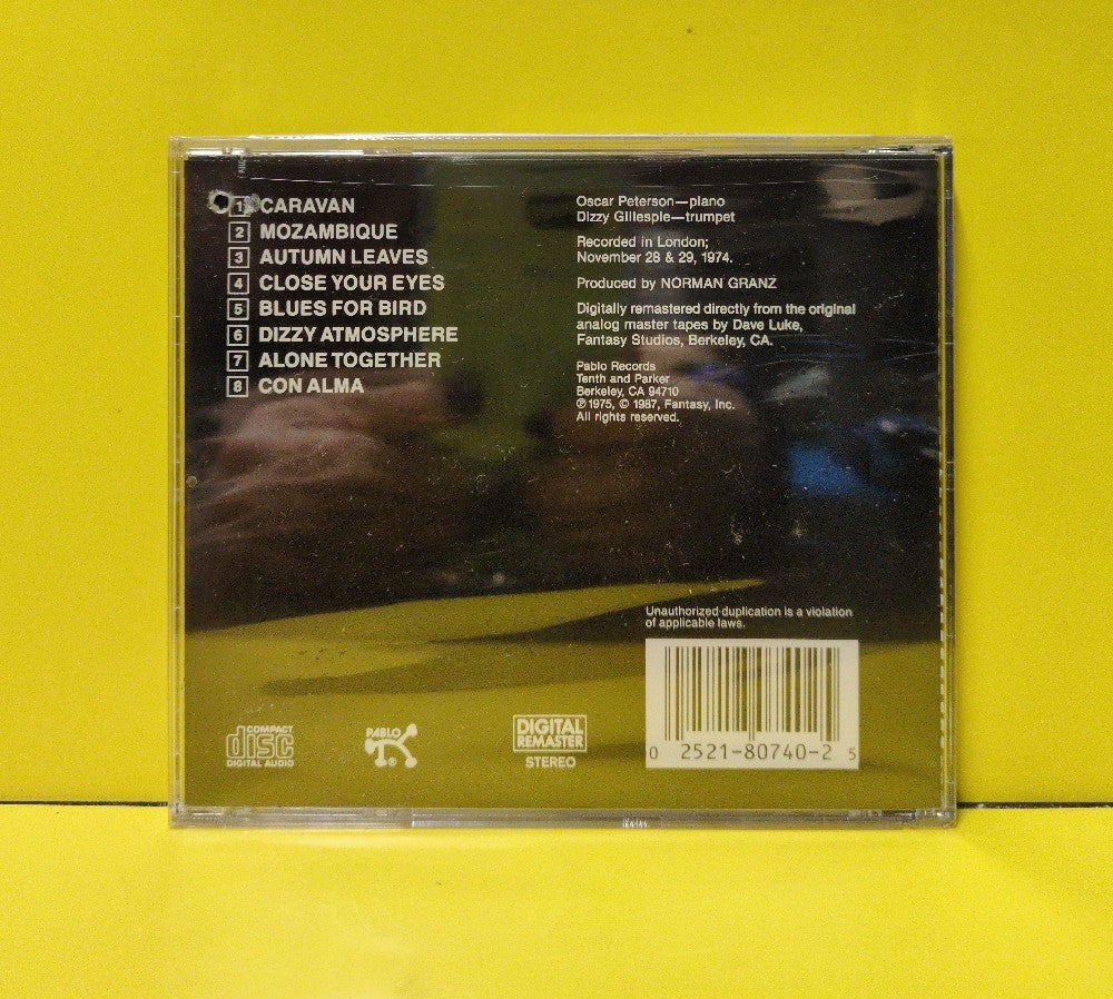 Oscar Peterson & Dizzy Gillespie - Oscar Peterson & Dizzy Gillespie - 1987 - PACD-2310-740-2 - New - Sealed - CDs