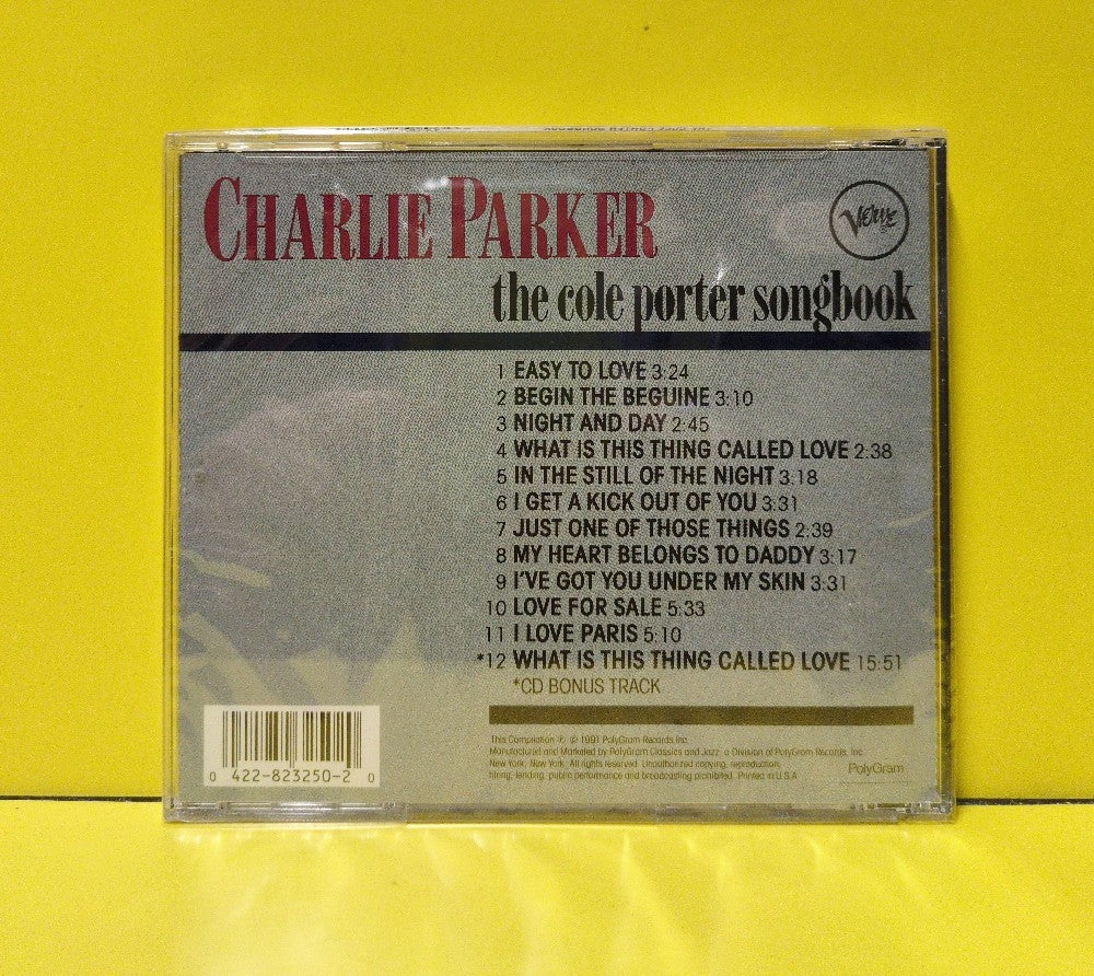 Charlie Parker - The Cole Porter Songbook - 1991 - 823 250-2 - New - Sealed - CDs - Reissue - Remastered