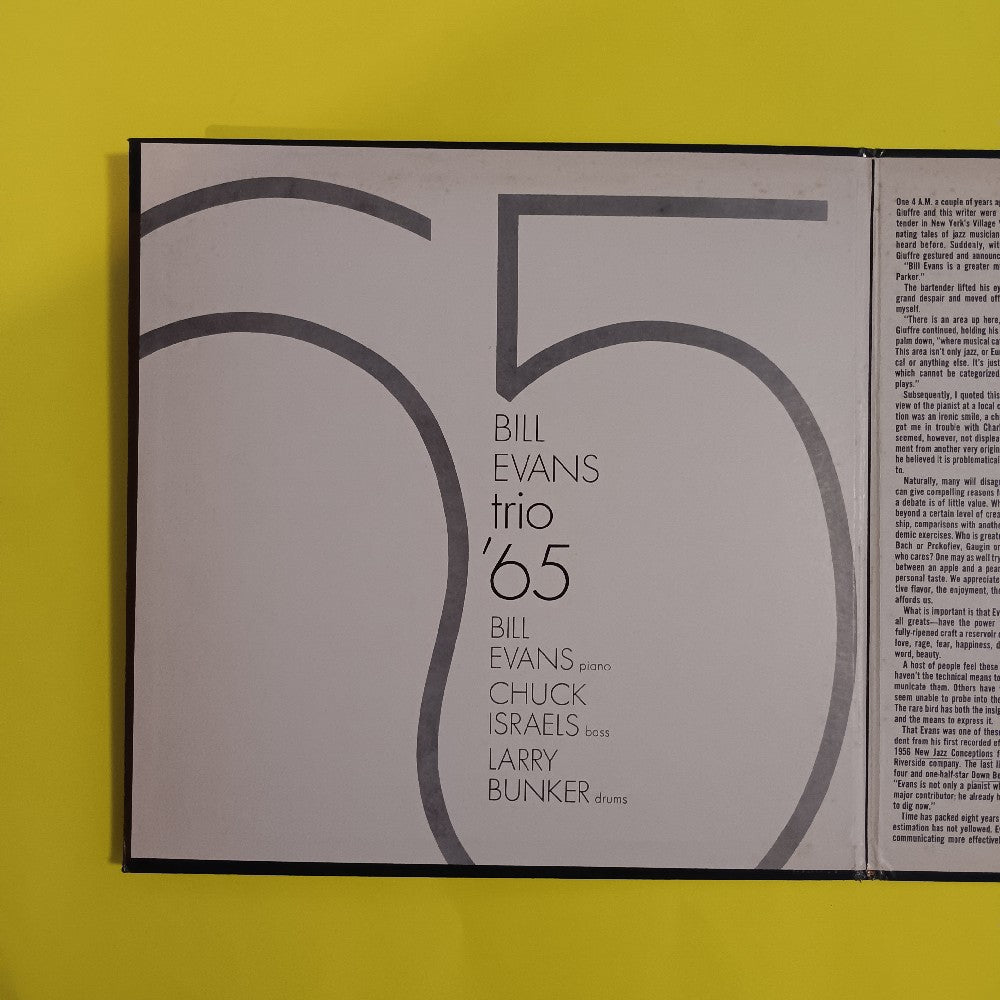 Bill Evans Trio - Trio '65 OG STEREO RVG - 1965 - V6-8613 - Used - EX - Vinyl