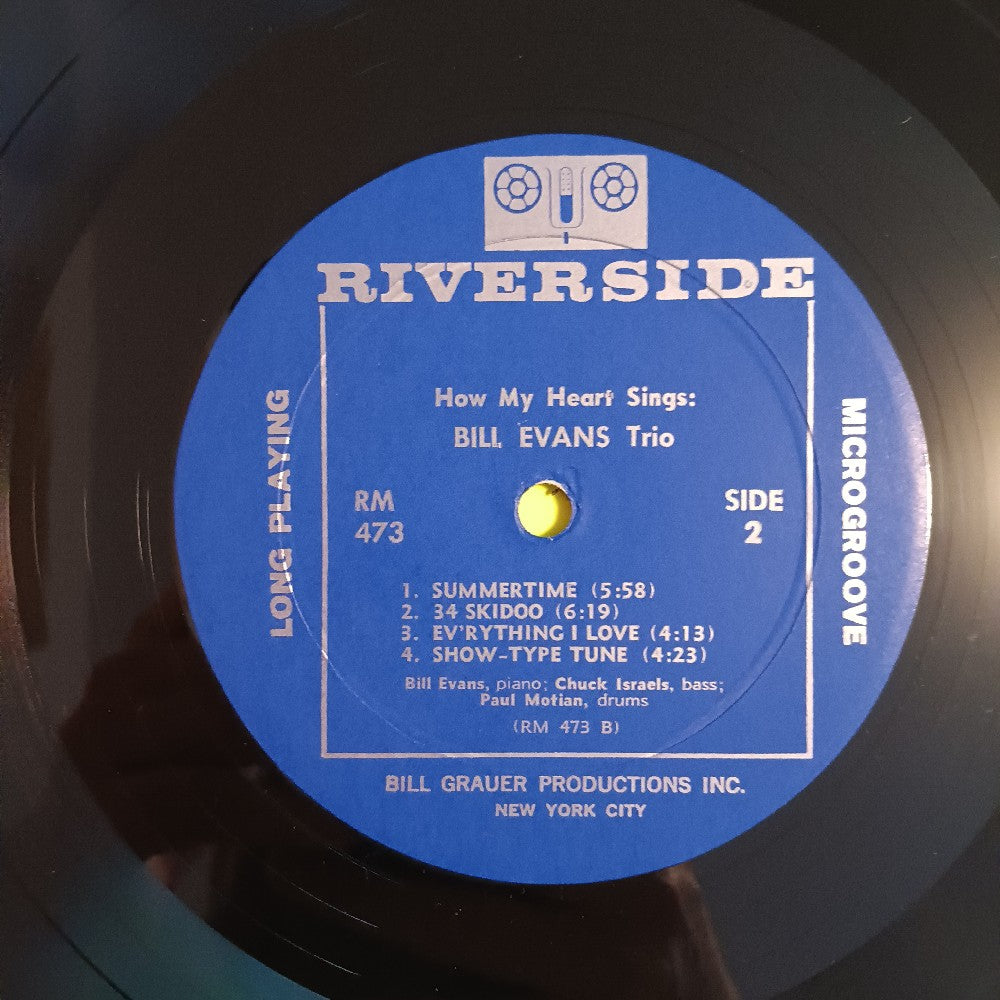 Bill Evans - How My Heart Sings OG MONO - 1964 - RM 473 - Used - VG++ - Vinyl