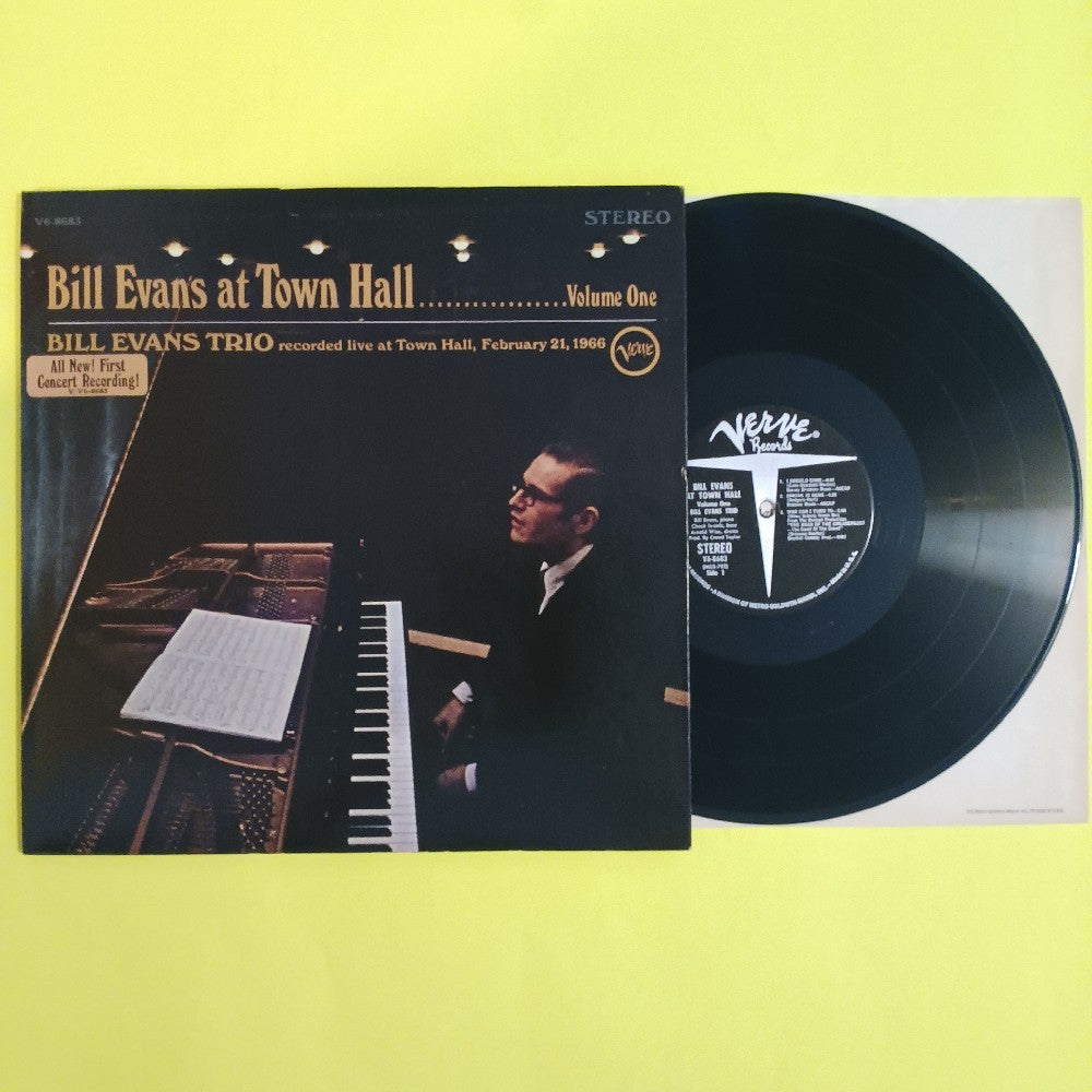 Bill Evans Trio - At Town Hall Volume 1 OG STEREO - 1967 - V6-8683 - Used - VG++ - Vinyl